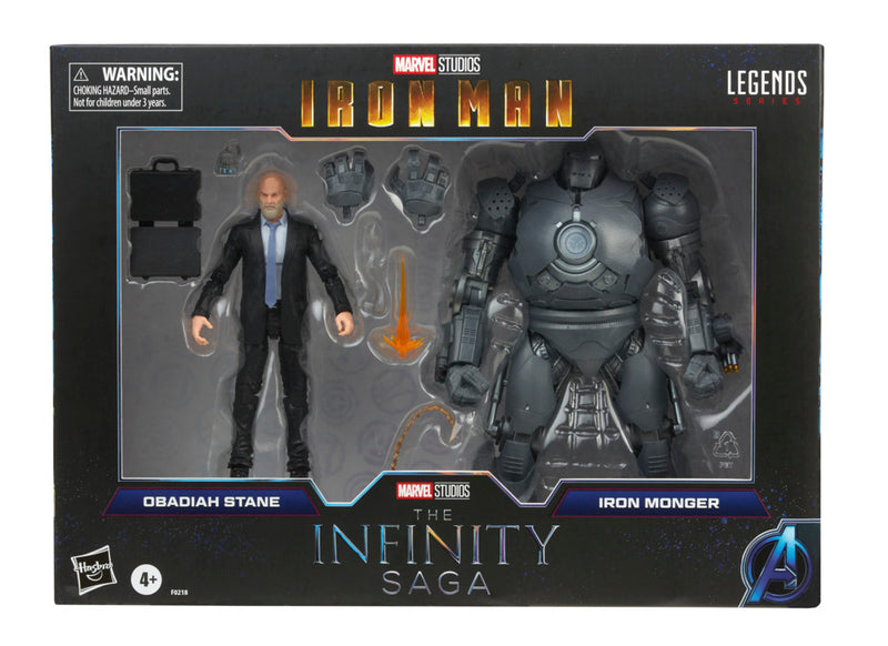 (preorder ETA Sept/Oct ) Hasbro Marvel Legends Series 6-Inch Obadiah Stane and Iron Monger - Toy Snowman