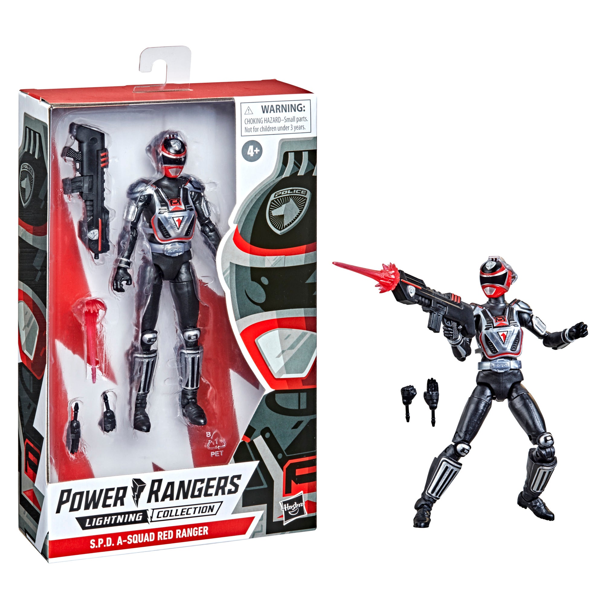 Power Rangers Lightning Collection S.P.D. A-Squad Red Ranger Action Fi ...