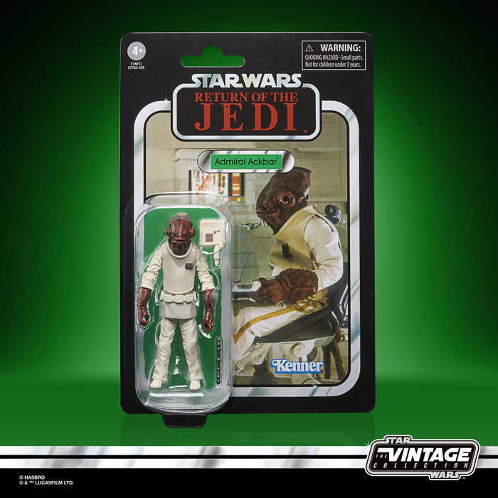 (preorder ETA June/July) Star Wars The Vintage Collection Admiral Ackbar Toy, 3.75-Inch-Scale Star Wars: Return of the Jedi Figure, Ages 4 and Up - Toy Snowman
