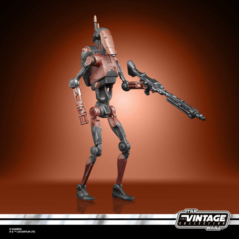 (preorder ETA july/Aug) Star Wars The Vintage Collection Gaming Greats Heavy Battle Droid Toy, 3.75-Inch-Scale Star Wars: Battlefront II Figure - Toy Snowman