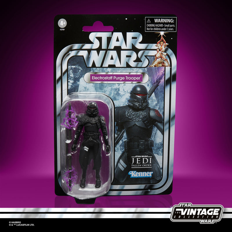 (preorder ETA July/Aug) Star Wars The Vintage Collection Gaming Greats Electrostaff Purge Trooper Toy, Star Wars Jedi: Fallen Order Figure - Toy Snowman
