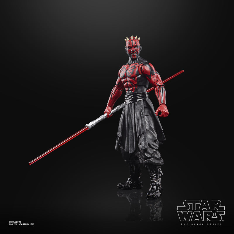 (preorder ETA May-July) Star Wars The Black Series Darth Maul (Sith Apprentice) - Toy Snowman