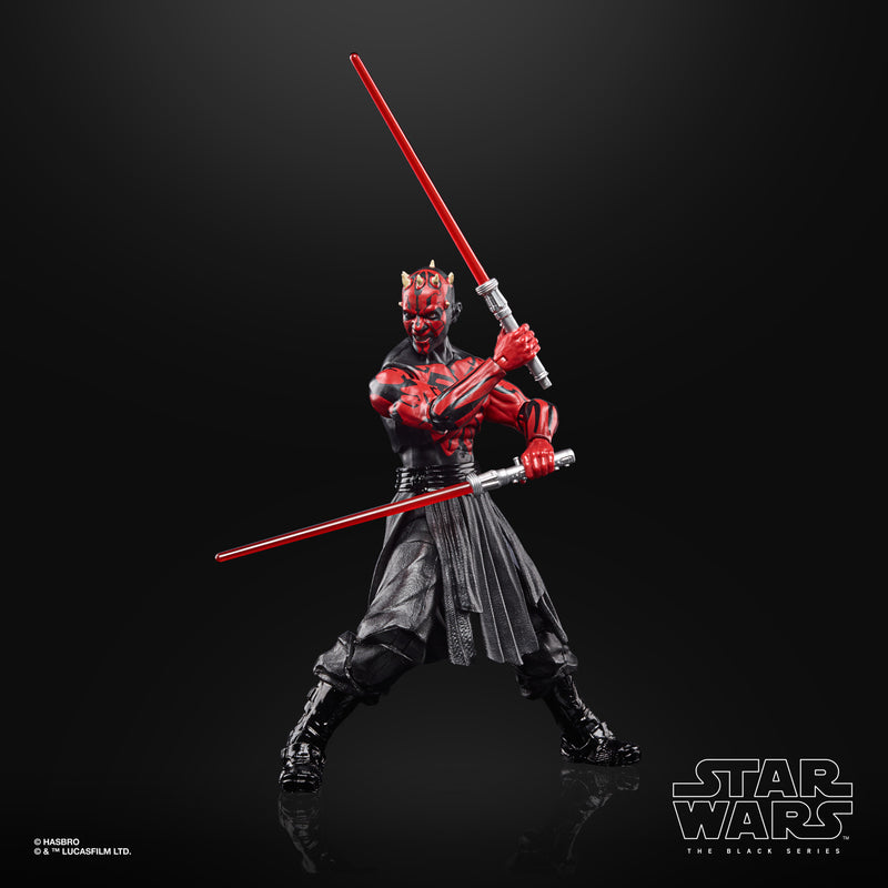 (preorder ETA May-July) Star Wars The Black Series Darth Maul (Sith Apprentice) - Toy Snowman