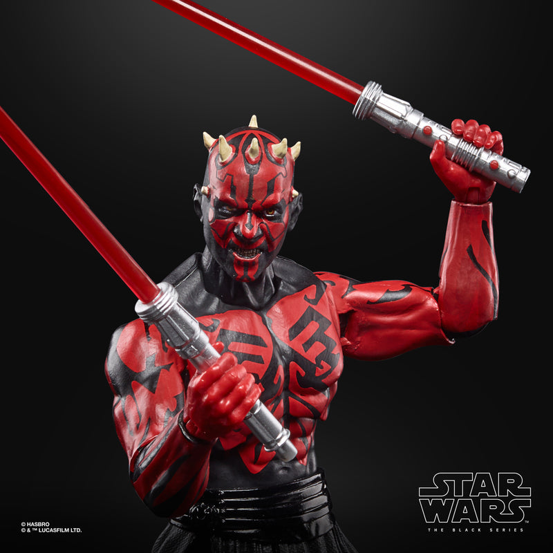 (preorder ETA May-July) Star Wars The Black Series Darth Maul (Sith Apprentice) - Toy Snowman