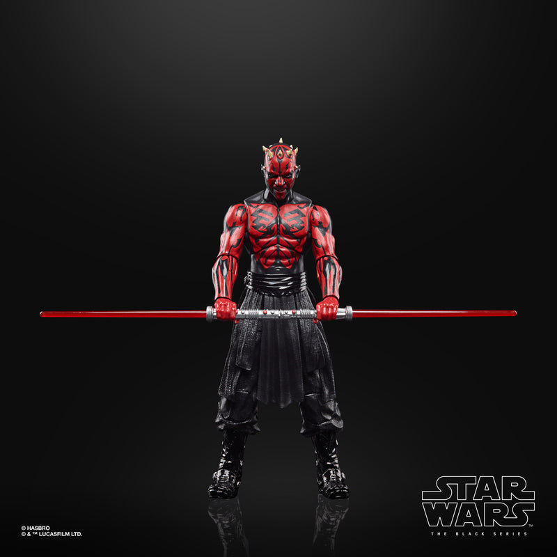 (preorder ETA May-July) Star Wars The Black Series Darth Maul (Sith Apprentice) - Toy Snowman