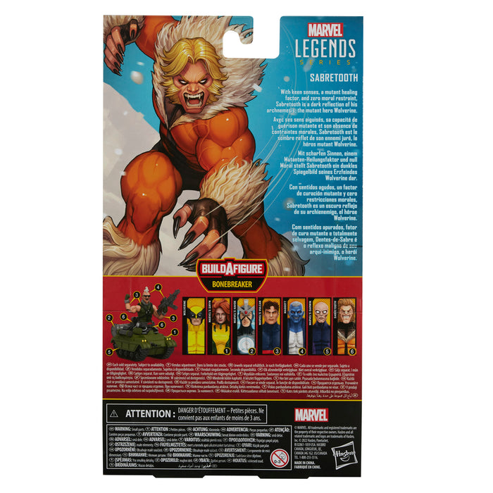 Marvel Legends Series X-Men 6-inch Sabretooth - BONEBREAKER Baf  (preorder ETA June to August ) - Action & Toy Figures -  Hasbro