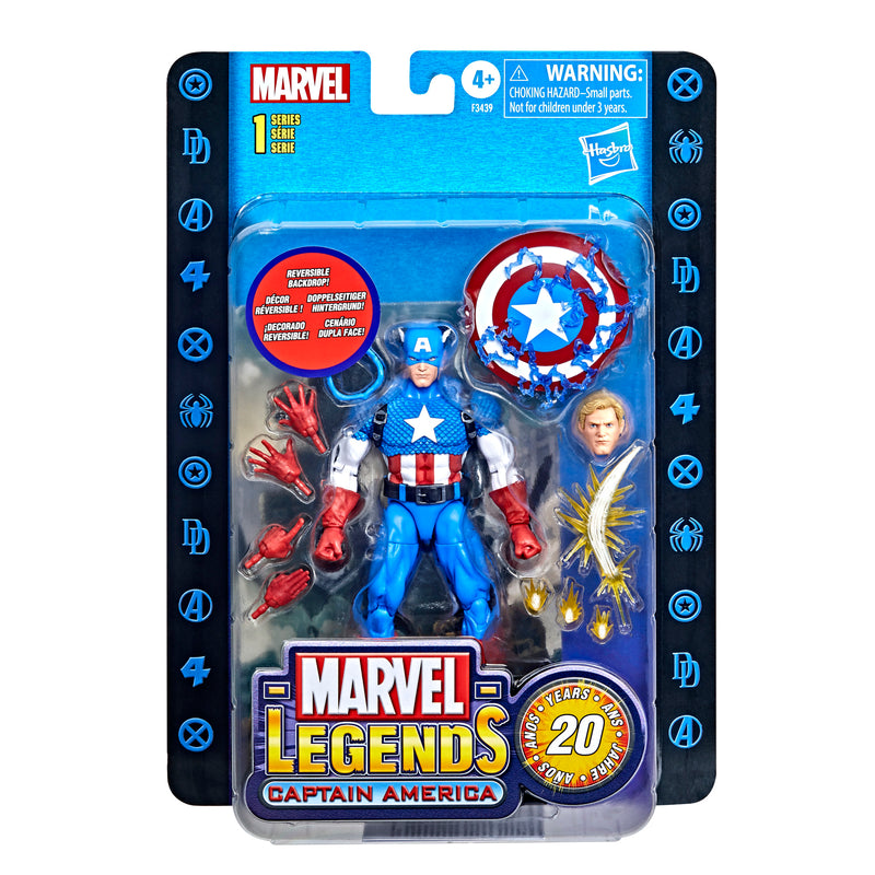 Marvel Legends 20th Anniversary Captain America (preorder Feb/April) Exclusive - Action & Toy Figures -  Hasbro