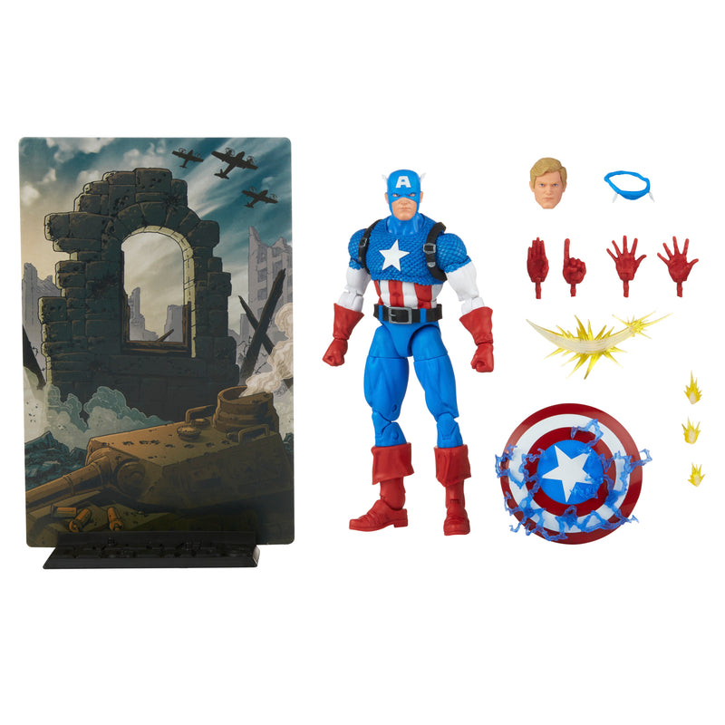Marvel Legends 20th Anniversary Captain America (preorder Feb/April) Exclusive - Action & Toy Figures -  Hasbro