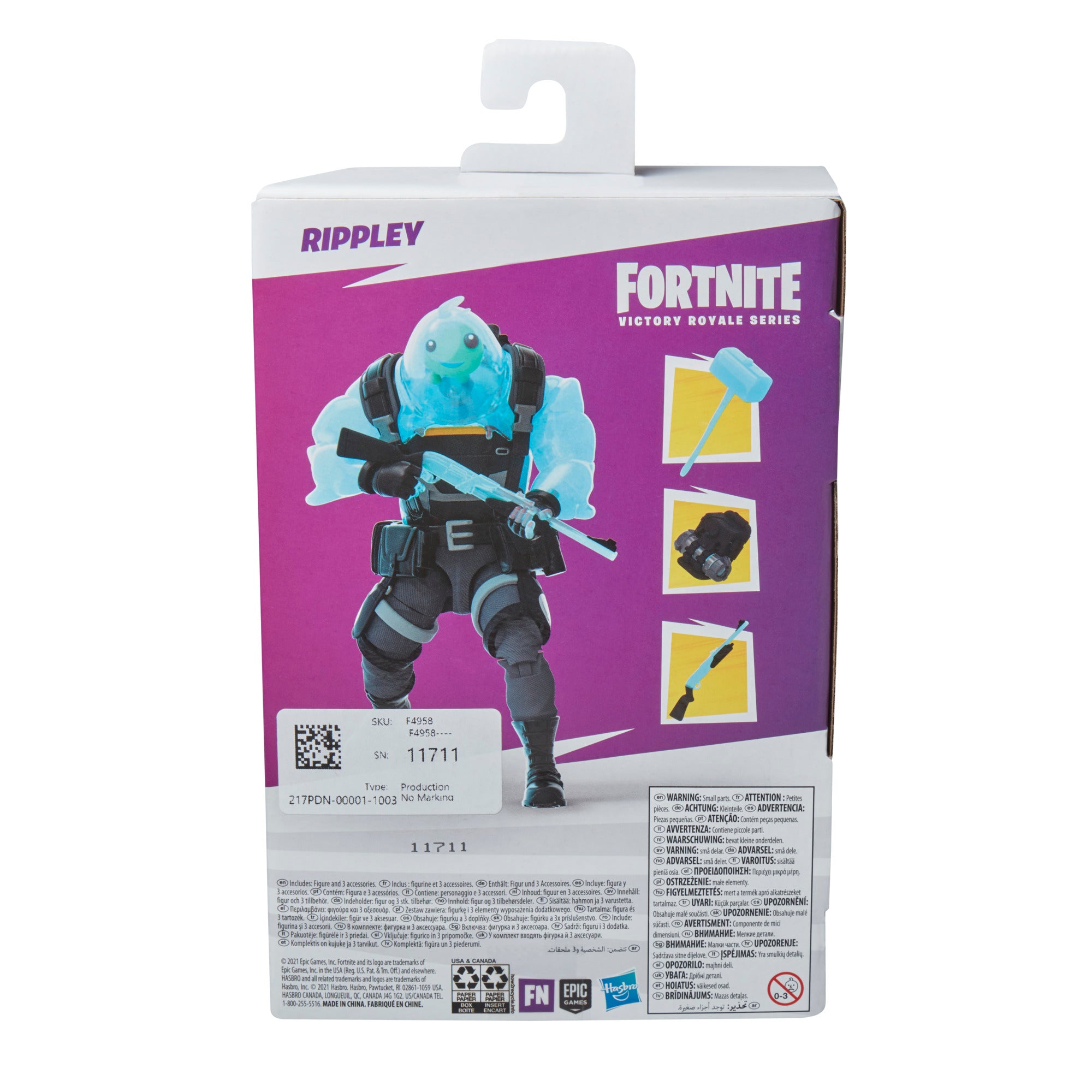Rippley Fortnite Victory Royale 6 Inch Action Figure Toy Snowman