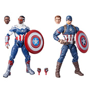 Marvel Legends Series Captain America 2-Pack Steve Rogers Sam Wilson MCU (preorder Dec/April) - Action & Toy Figures -  Hasbro