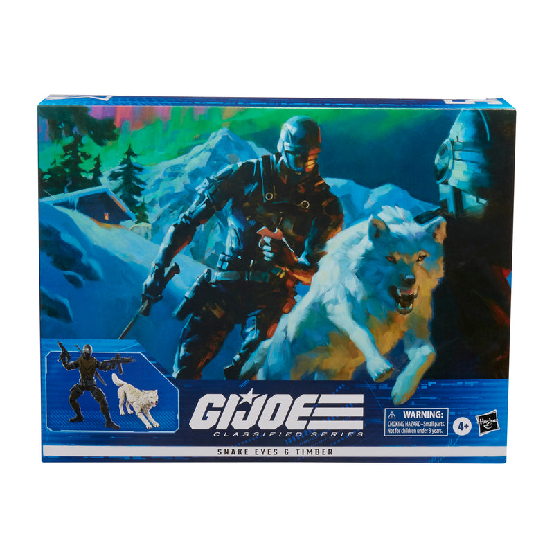 G.I. Joe Classified Series Snake Eyes & Timber - White - (preorder) - Action & Toy Figures -  Hasbro