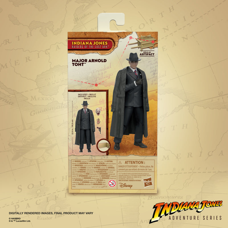 Indiana Jones Adventure Series Major Arnold Toht (Preorder ETA April) - Collectables > Action Figures > toys -  Hasbro