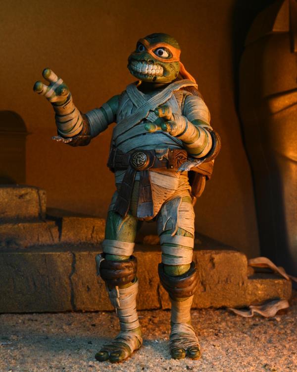 Universal Monsters x Teenage Mutant Ninja Turtles Ultimate Michelangelo as The Mummy (preorder) - Action & Toy Figures -  Neca