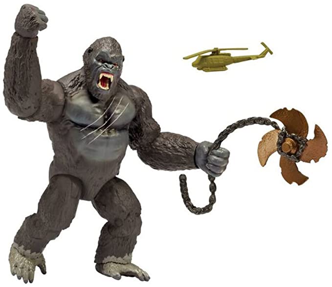Godzilla vs kong - Ferocious Kong with Helicopter and Chain Propellor - Collectables > Action Figures > toys -  PLAYMATES