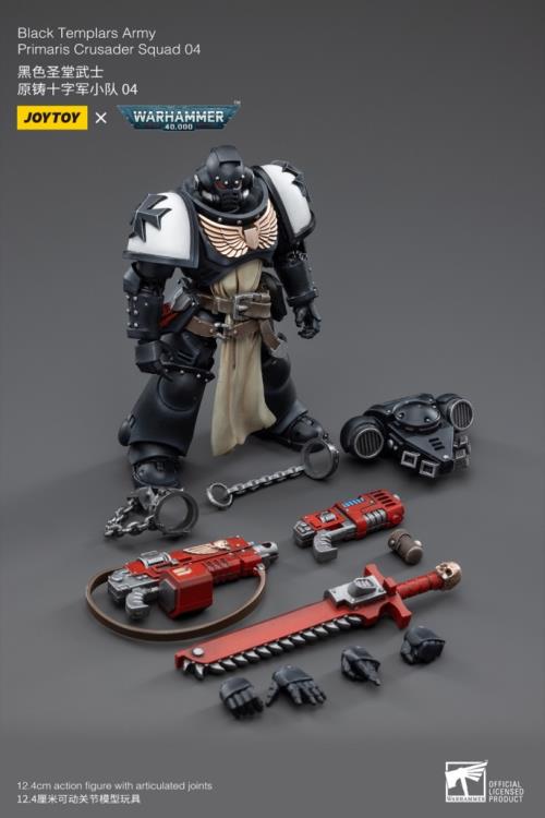 Warhammer 40K - Black Templars - Primaris Crusader Squad Set of 4 - Collectables > Action Figures > toys -  Joy Toy