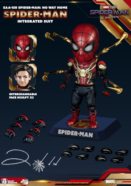 Spider-Man: No Way Home Egg Attack Action EAA-150 Spider-Man Integrated Suit - Collectables > Action Figures > toys -  Beast Kingdom