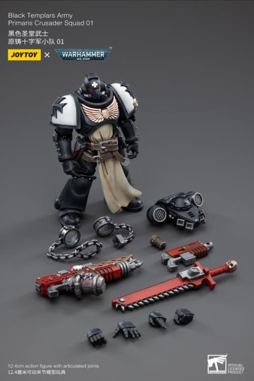 Warhammer 40K - Black Templars - Primaris Crusader Squad Set of 4 - Collectables > Action Figures > toys -  Joy Toy