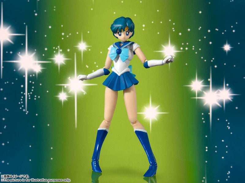 Sailor Mercury - S.H.Figuarts  -Animation Color Edition- "Sailor Moon" - Action figure -  Bandai