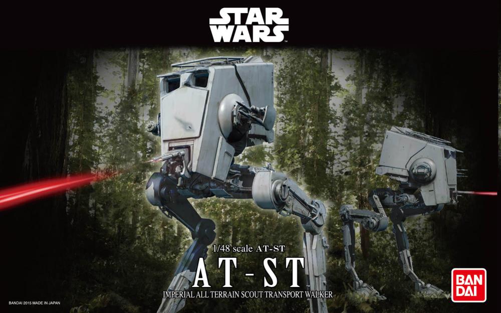 Bandai Star Wars AT-ST (Return of the Jedi) 1/48 Scale Model Kit - Toy Snowman