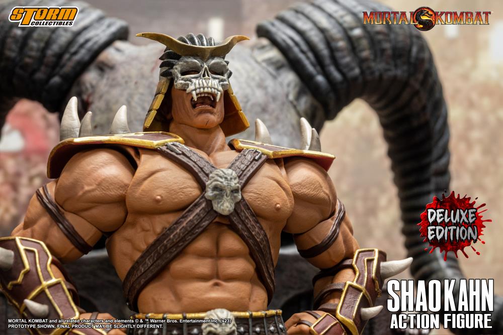 Now Available: Shao Kahn - Mortal Kombat 1:12 Action Figure by Storm C