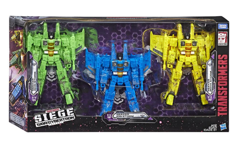 (preorder) Transformers War for Cybertron: Siege Voyager Seekers Three-Pack - Toy Snowman