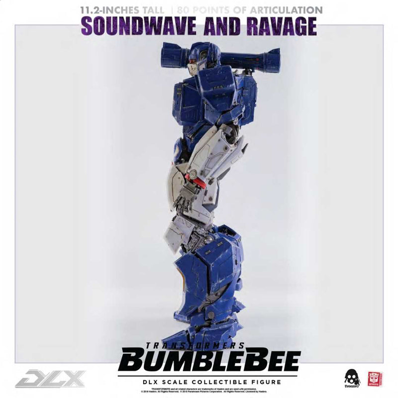 Threezero Soundwave and Ravage Bumblebee DLX Scale Collectible Series - Toy Snowman