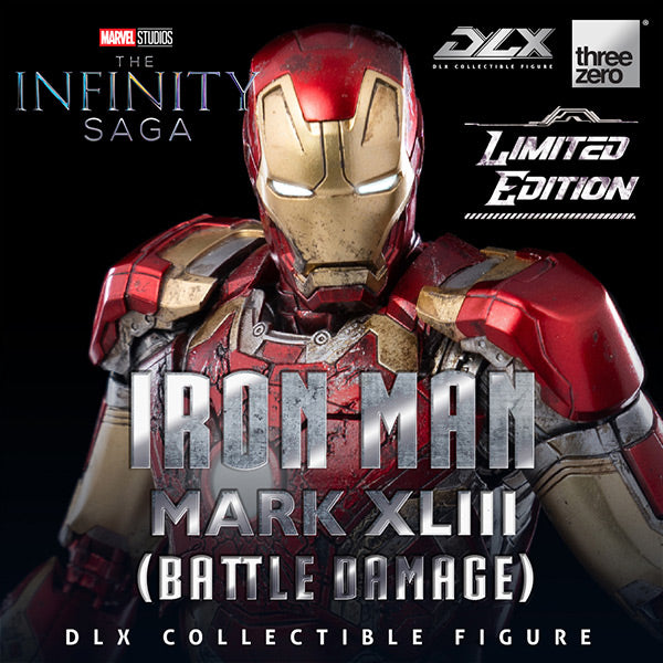 Marvel Studios: The Infinity Saga DLX Iron Man Mark 43 (Battle Damage) -  -  ThreeZero