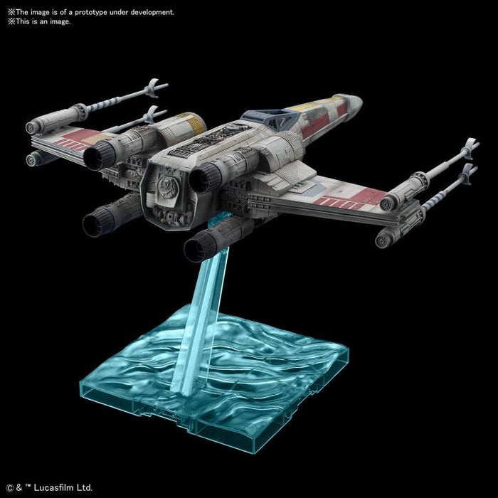 Star Wars X-Wing Starfighter Red 5 (Rise of Skywalker) 1/72 Scale Model Kit - Toy Snowman