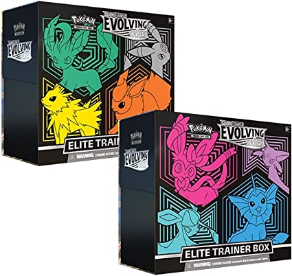POKEMON - EVOLVING SKIES - ELITE TRAINER BOX - - Card Games -  Pokemon TCG