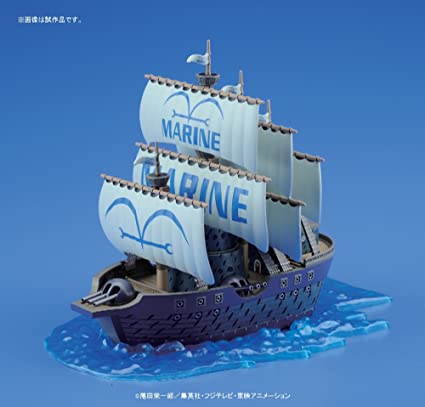 One Piece Grand Ship Collection  MARINE WARSHIP Model Kit - Collectables > Action Figures > toys -  Bandai