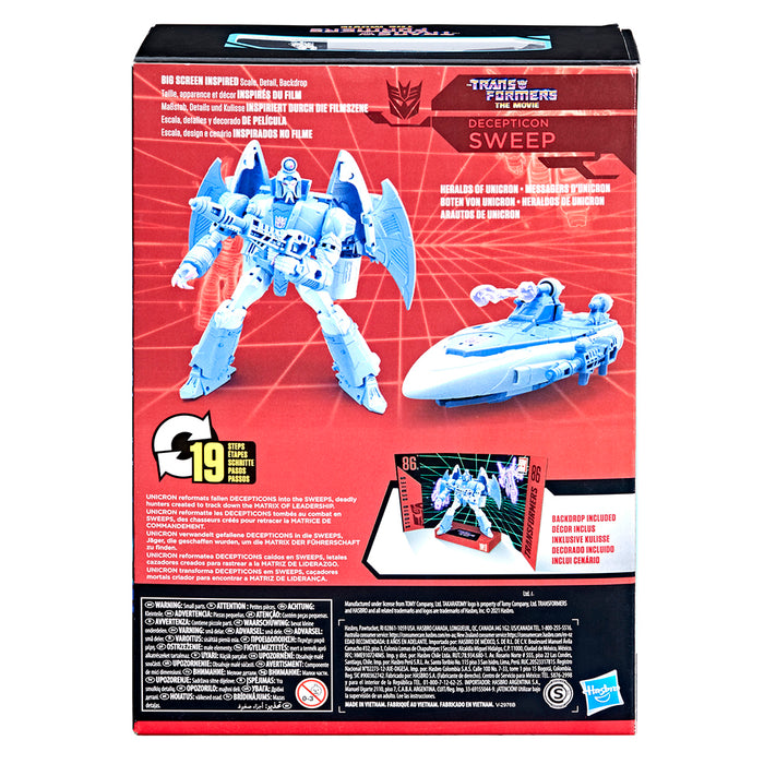 Sweep Transformers Studio Series 86-10 Voyager The Transformers: The Movie Decepticon (preorder) feb/april - Action figure -  Hasbro