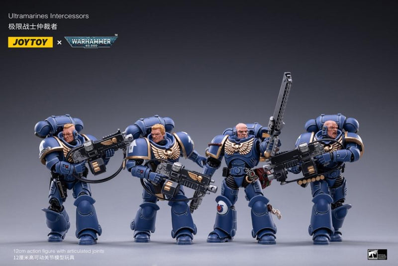 Warhammer 40K Ultramarines Intercessors SET of 4 - Action & Toy Figures -  Joy Toy