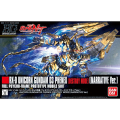 Gundam HGUC 1/144 Unicorn Gundam 03 Phenex Destroy Mode - Narrative - Model Kit - Model Kits -  Bandai