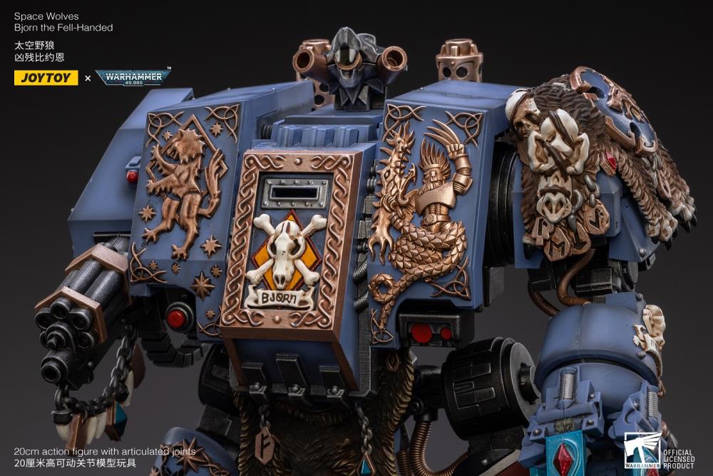 Warhammer 40k - Space Wolves - Bjorn The Fell-Handed - Collectables > Action Figures > toys -  Joy Toy