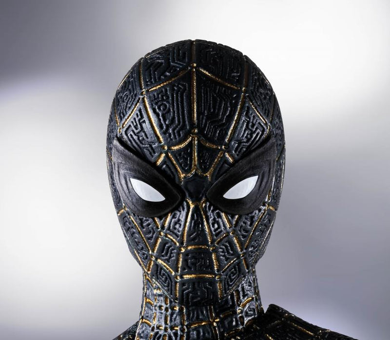 Spider-Man: No Way Home S.H.Figuarts Spider-Man (Black & Gold Suit) - Action & Toy Figures -  Bandai