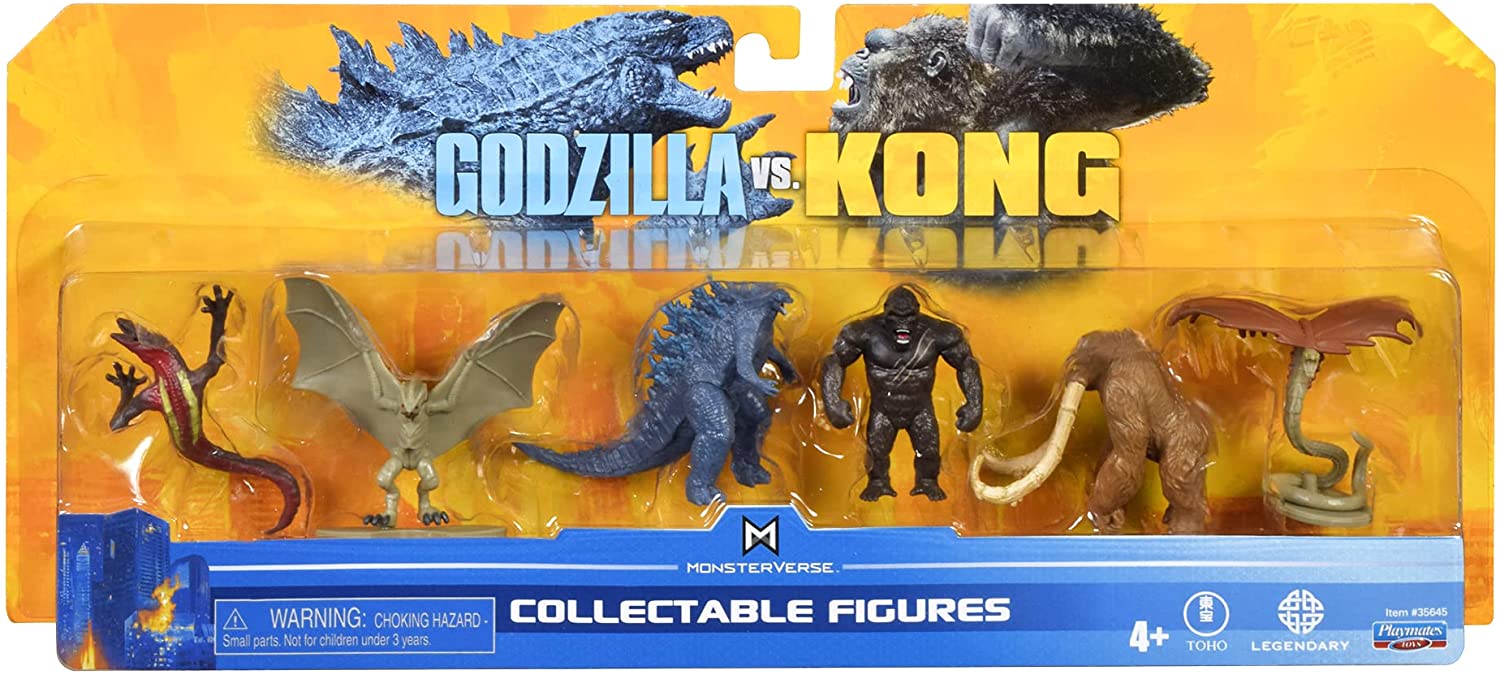 Playmates - Godzilla Vs King Kong Mini monsters Bundle Pack - Collectables > Action Figures > toys -  PLAYMATES