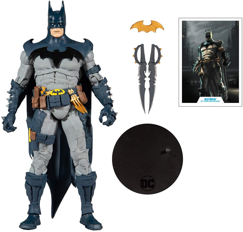 (preorder) DC Multiverse Batman Designed by Todd McFarlane 7-Inch Action Figure - Toy Snowman