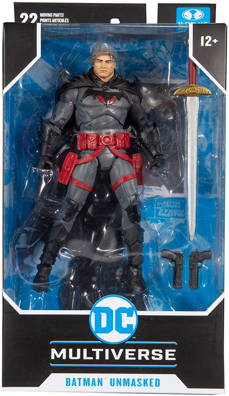 McFarlane Toys - DC Multiverse - unmasked Flashpoint Batman - 7" Action Figure - Toy Snowman