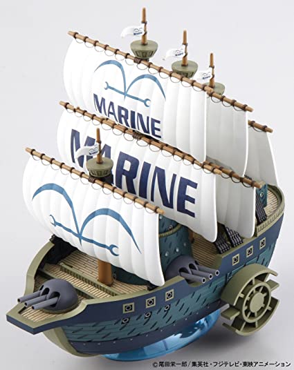 One Piece Grand Ship Collection  MARINE WARSHIP Model Kit - Collectables > Action Figures > toys -  Bandai