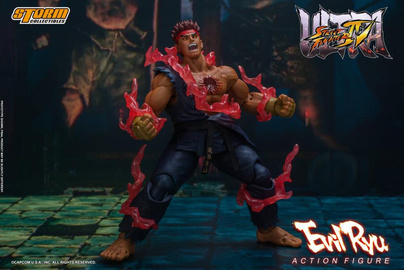 storm collectibles Ultra Street Fighter IV Evil Ryu 1/12 Scale Figure - Action & Toy Figures -  Storm Collectibles