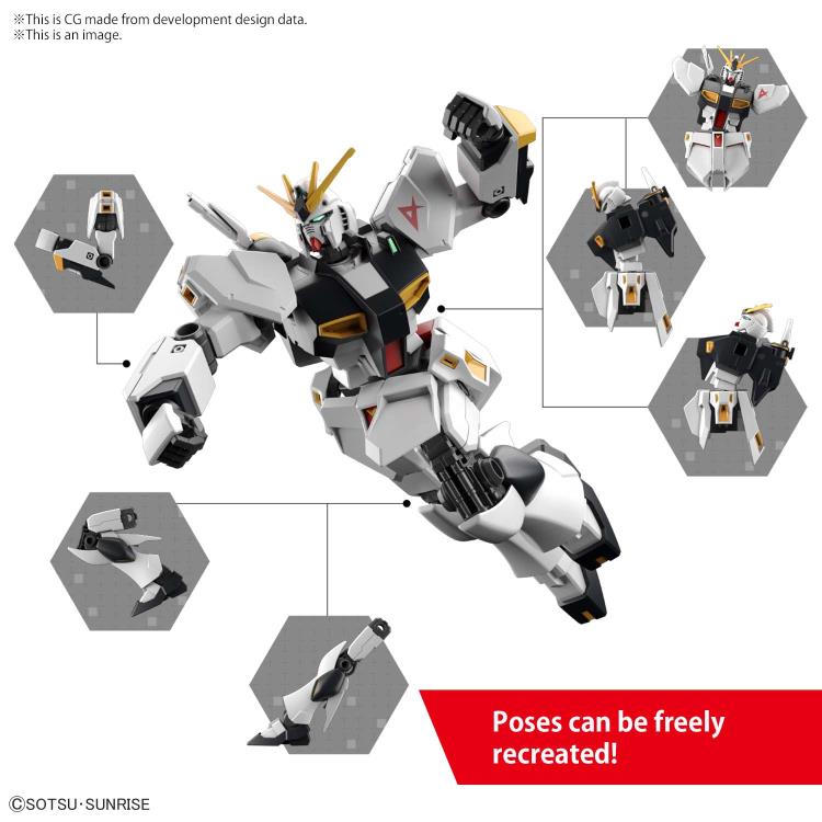 Gundam Entry Grade 1/144 Nu Gundam Model Kit - RX-93 V Gundam - Model Kits -  Bandai