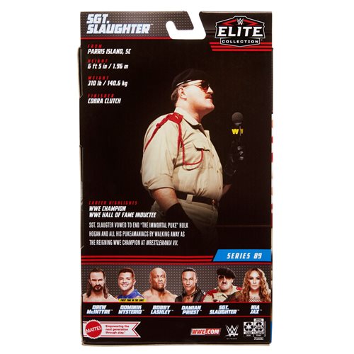 WWE Elite Collection Series 89 Sgt. Slaughter - Action & Toy Figures -  mattel