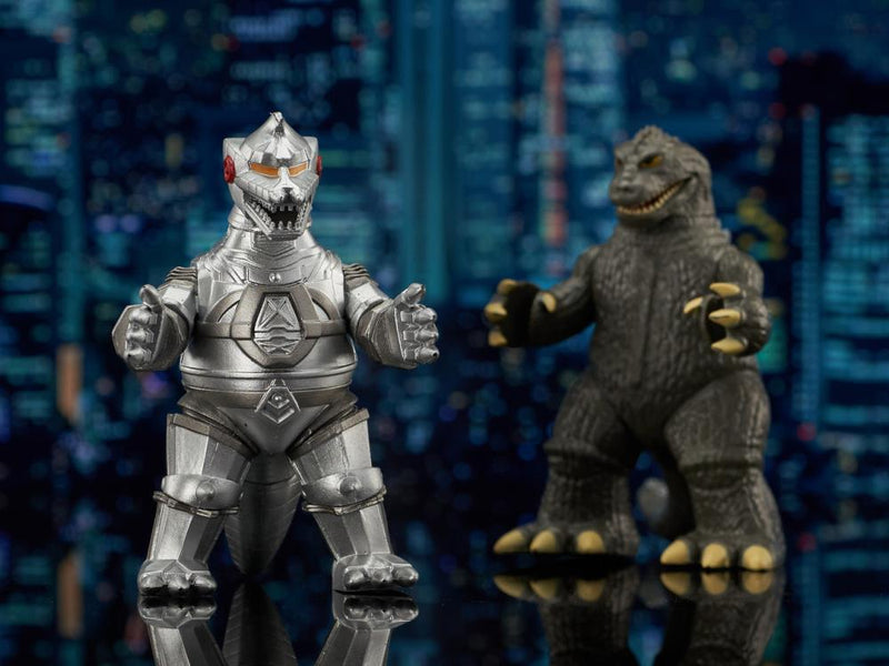 Godzilla Vinimates Mechagodzilla & Godzilla (1962) Two-Pack - Collectables > Action Figures > toys -  Diamond Select Toys