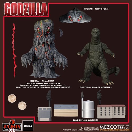 Godzilla vs Hedorah (1971) Three Figure Boxed Set (preorder ETA sept) - Action & Toy Figures -  MEZCO TOYS