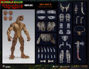 Dinosaur Battlefield Carnotaurus Warrior Recruit - Orange - 1/12 Scale Figure (preorder) - Collectables > Action Figures > toys -  AxyToys