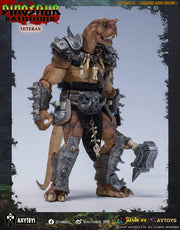 Dinosaur Battlefield Carnotaurus Warrior Veteran - Orange - 1/12 Scale Figure (preorder) - Collectables > Action Figures > toys -  AxyToys