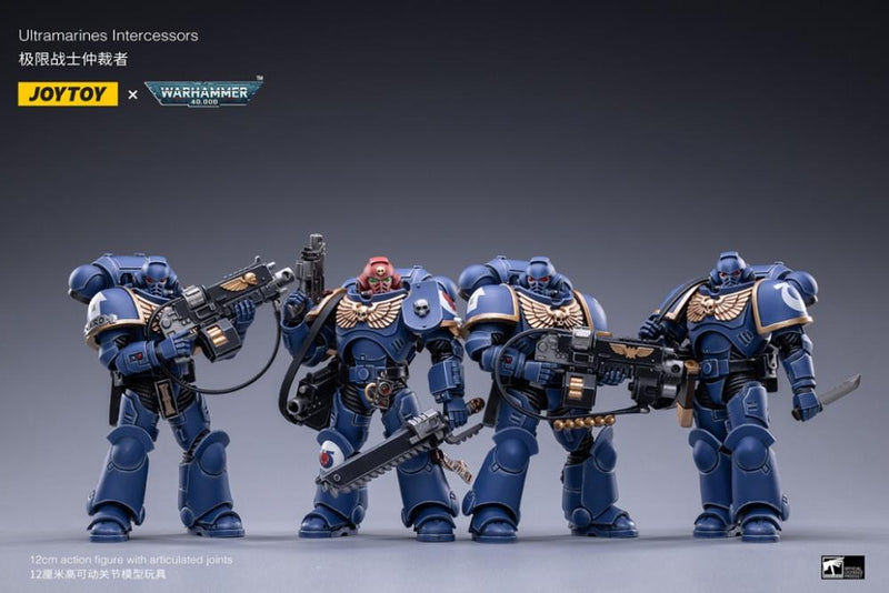 Warhammer 40K Ultramarines Intercessors SET of 4 - Action & Toy Figures -  Joy Toy