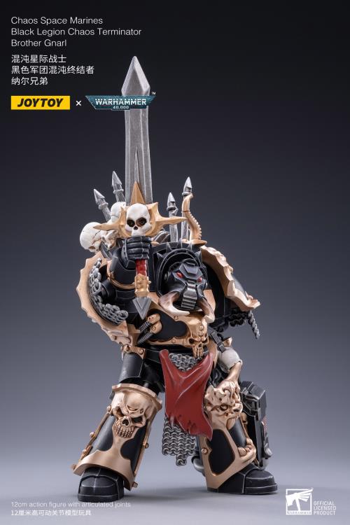 Warhammer 40K Black Legion Brother Gnarl Chaos Terminator - Action & Toy Figures -  Joy Toy