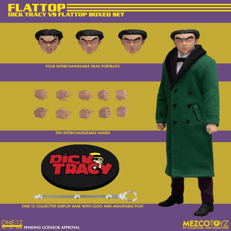 Dick Tracy vs Flattop One:12 Collective Action Figure Boxed Set (preorder) - Collectables > Action Figures > toys -  MEZCO TOYS