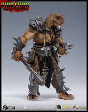 Dinosaur Battlefield Carnotaurus Warrior Recruit - Orange - 1/12 Scale Figure (preorder) - Collectables > Action Figures > toys -  AxyToys